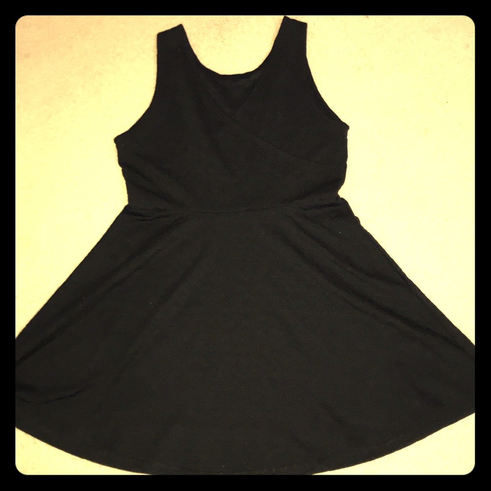 All black dress